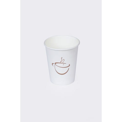 Paper Hot Cup, White, 9oz, Wrapped